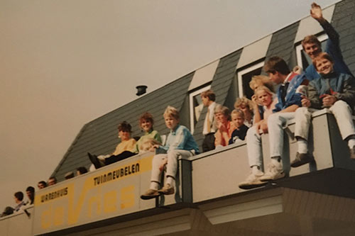 Rodermarktparade vanaf het dak